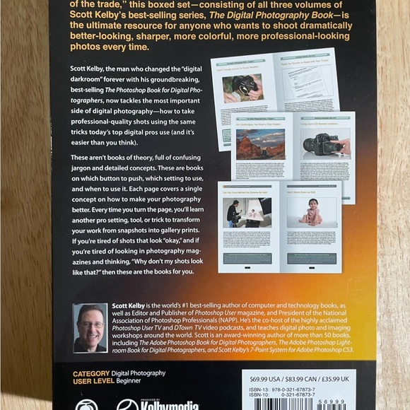 Digital Photography Boxed Set Scott Kelby 1-4 Great Condition #Art #Collectible - Picture 8 of 8